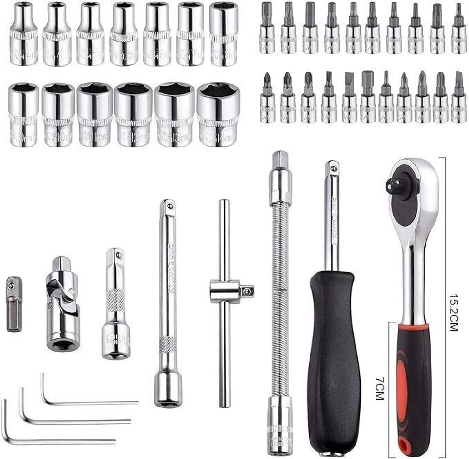 SarvamMart 46in1-22 Socket Tool Kit - Image 3