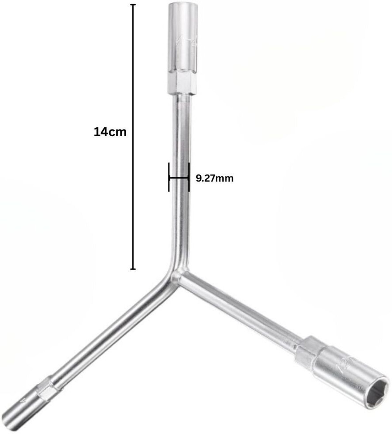 Image of ALYRATOOLS 3 Way Y Shaped 3 Way Y Shaped Socket Wrench Double Sided Combination Wrench