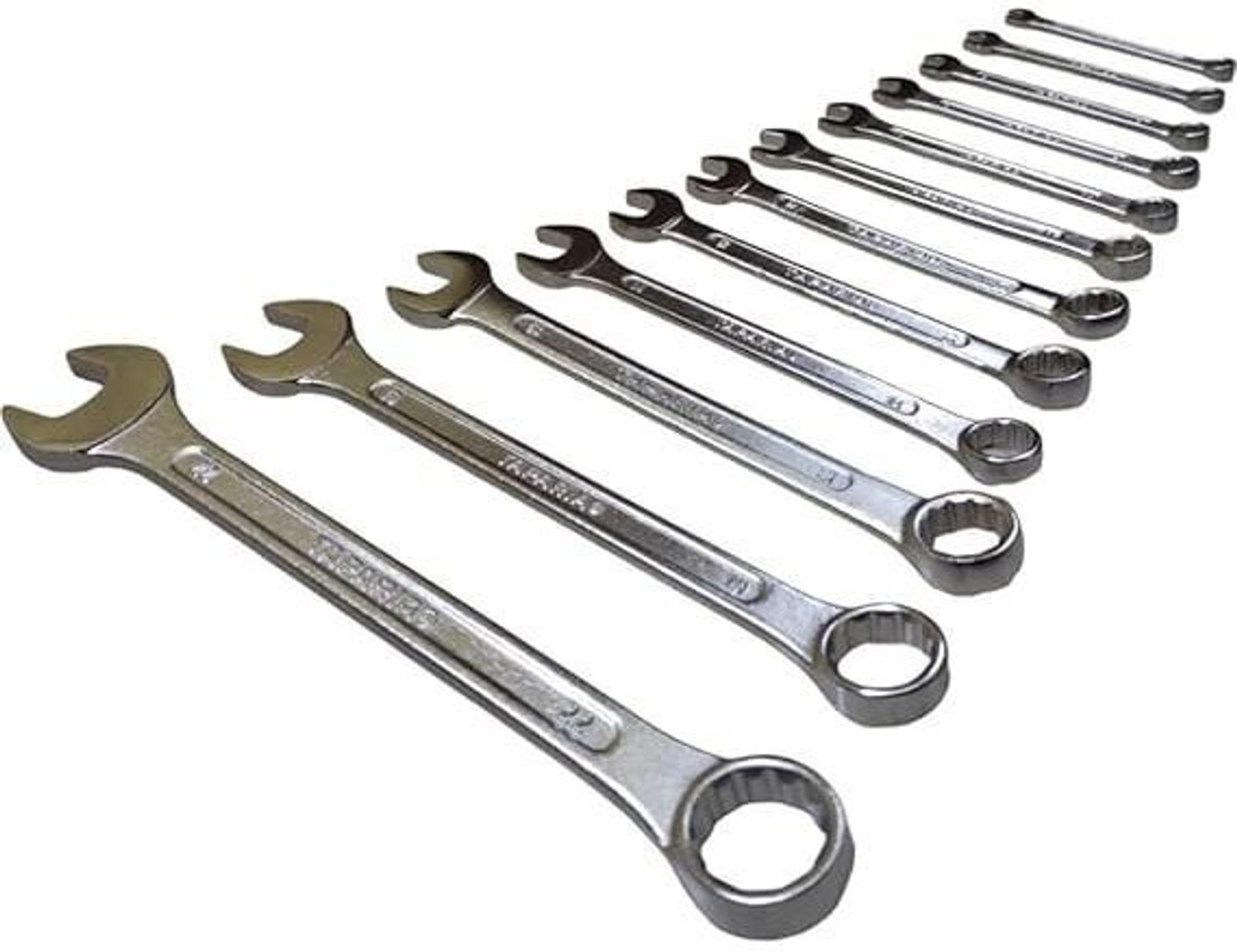 Image of TAPARIA CSS12 Combination Spanner Set CSS12 Spanner Set Double Sided Combination Wrench