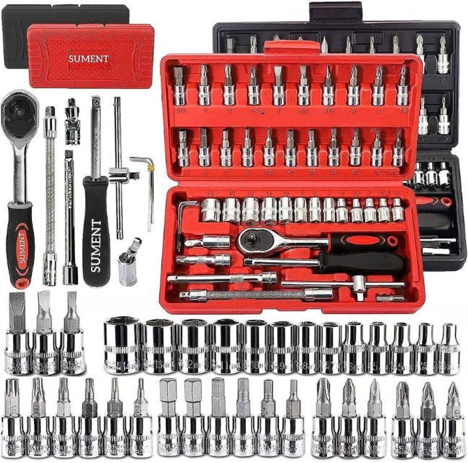 SarvamMart 46in1-22 Socket Tool Kit - Image 1