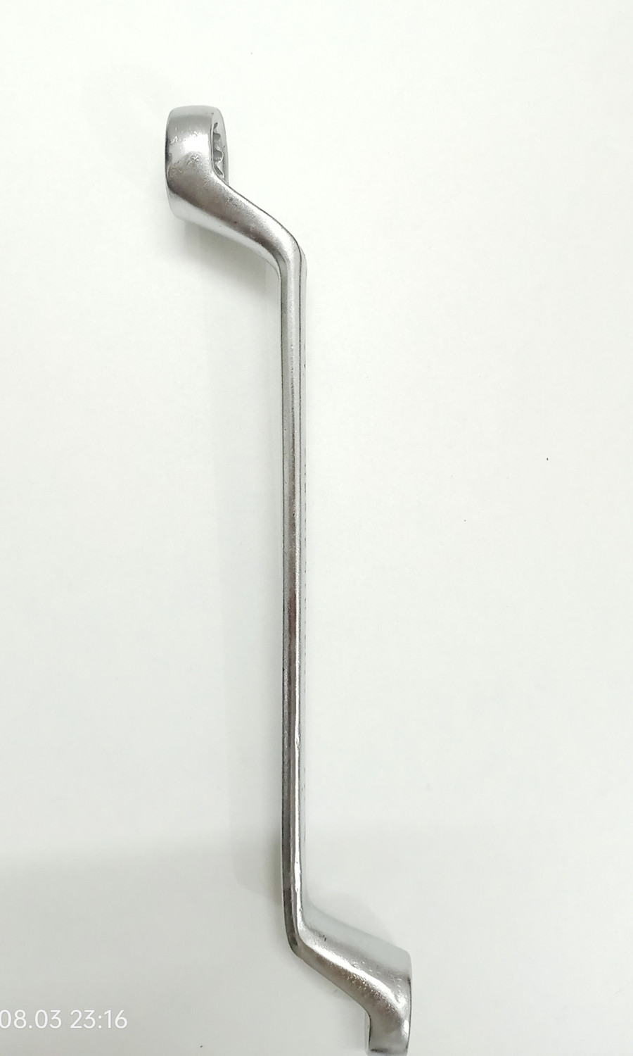 Image of TOM 16x17 mm Deep Offset Ring Spanner Heavy Duty Hardened and Tempered Speciality