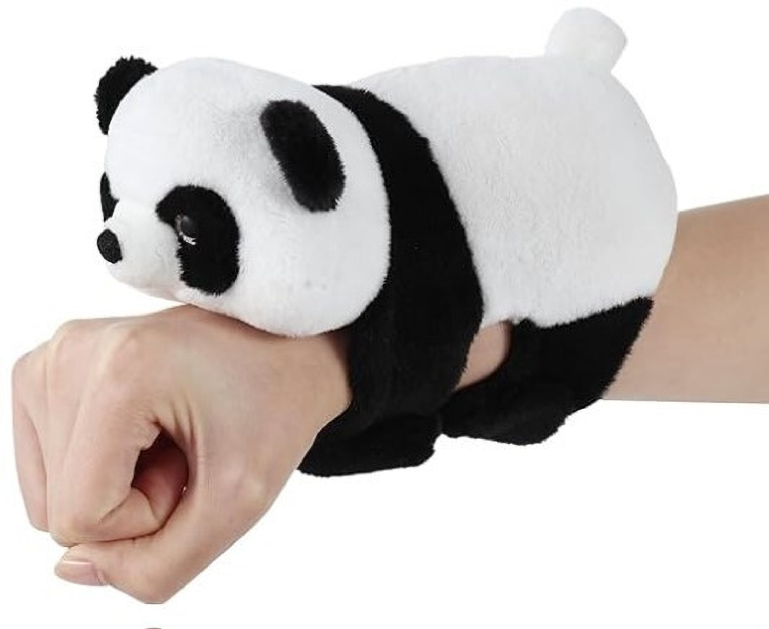 Image of VVG TRADERS Animal Slap Bracelet, 1pcs Panda Slap Bracelet Stuffed Animal Plush Slap Girls