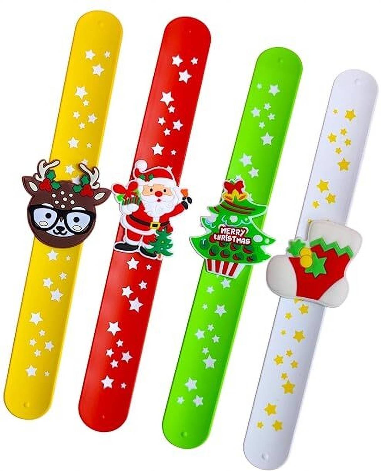 AMANVANI Christmas Bracelet For Kids, Return Gifts Slap Band For Children Boys & Girls