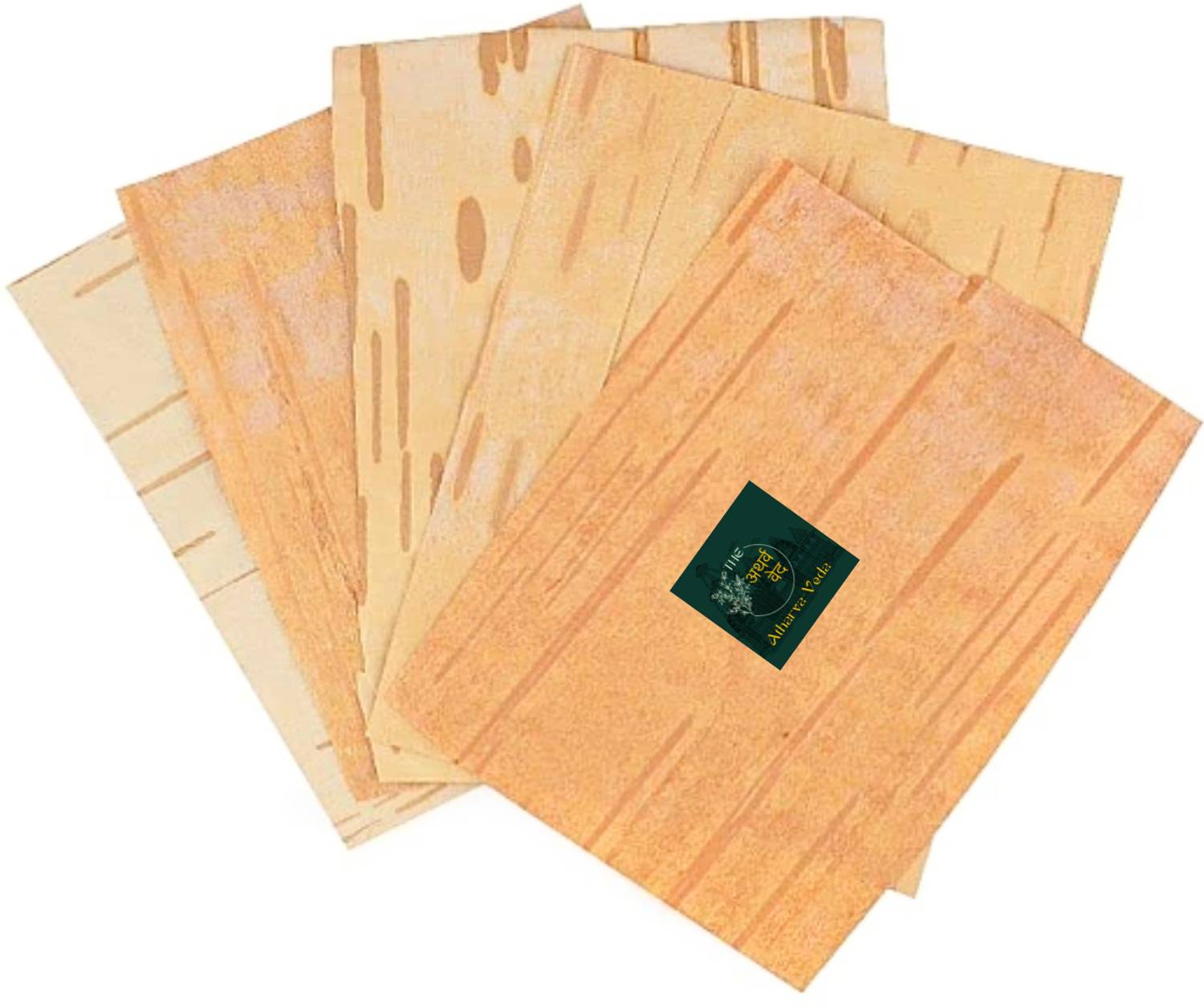 The Atharva-veda 3 Big Original bhojpatra sheet, bhojpatra wooden yantra mantra, bhoj patra leaf Wooden Yantra