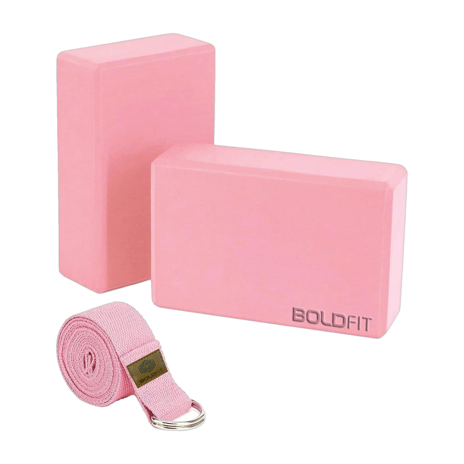 Image of BOLDFIT Yoga Blocks Yoga Brick Gym Exercise Eva Foam Yoga Blocks Yoga Foam Block Yoga Blocks