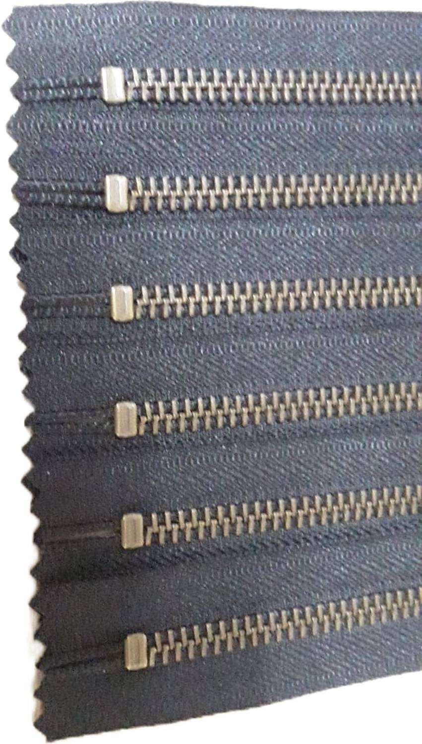 nts YKK zipper 6 Inches Close(6 Pcs) Gold Brass Magnetic Zipper