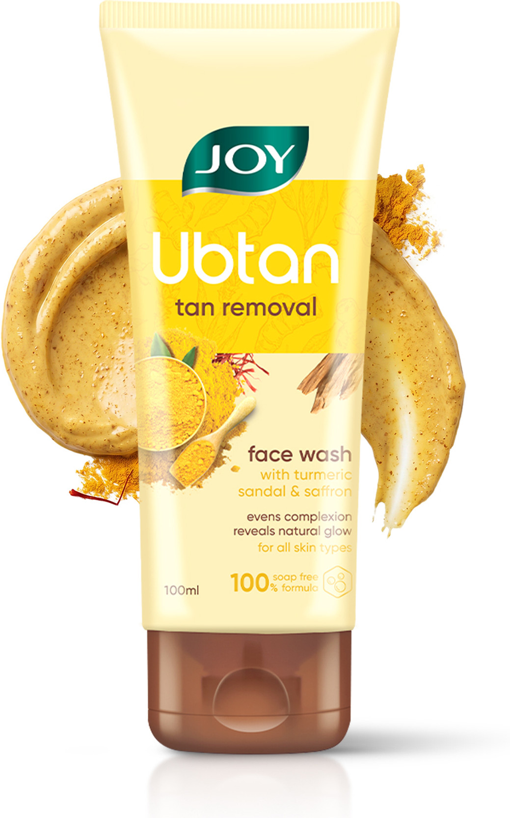 Joy De Tan Ubtan , Removes Tan,Dirt & Blemishes For Glowing Skin Men & Women All Skin Types Face Wash