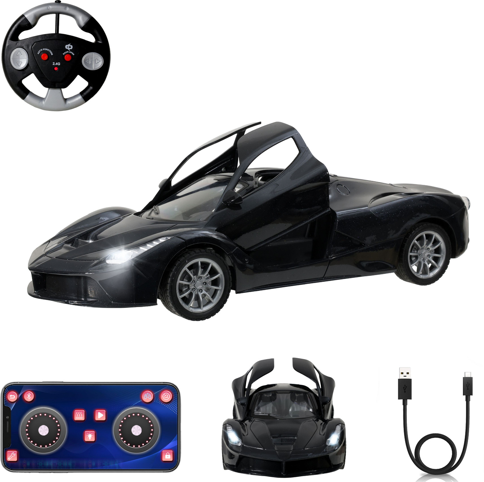 Wonder SportsCarRemote Controlled Racing Sports Car for Kids_Black - SportsCarRemote Controlled Racing Sports Car for Kids_Black . Buy Remote control super car 