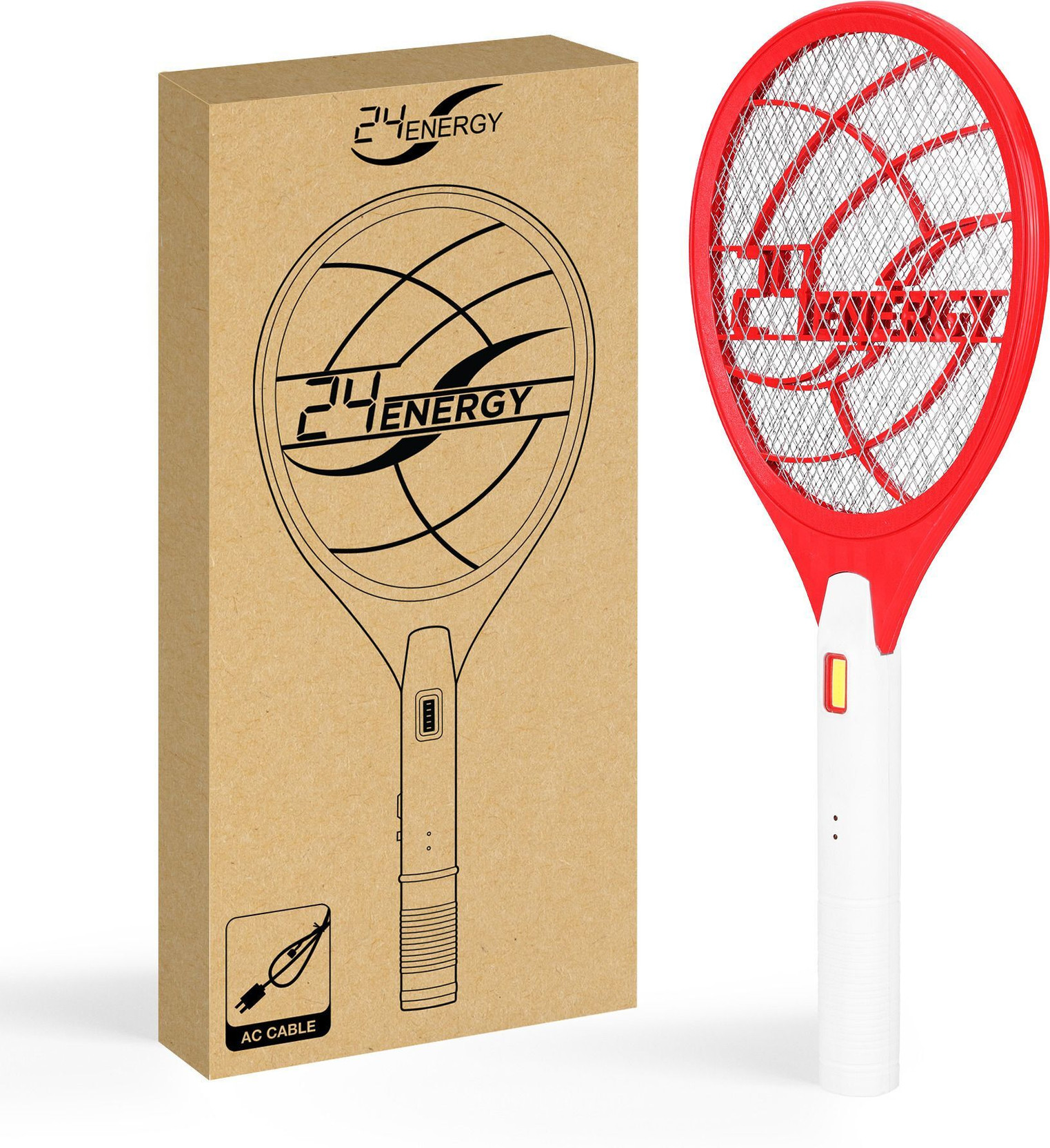 24ENERGY Durable Mosquito Killer Bat with Mini Torch - EN 252 MS Electric Insect Killer