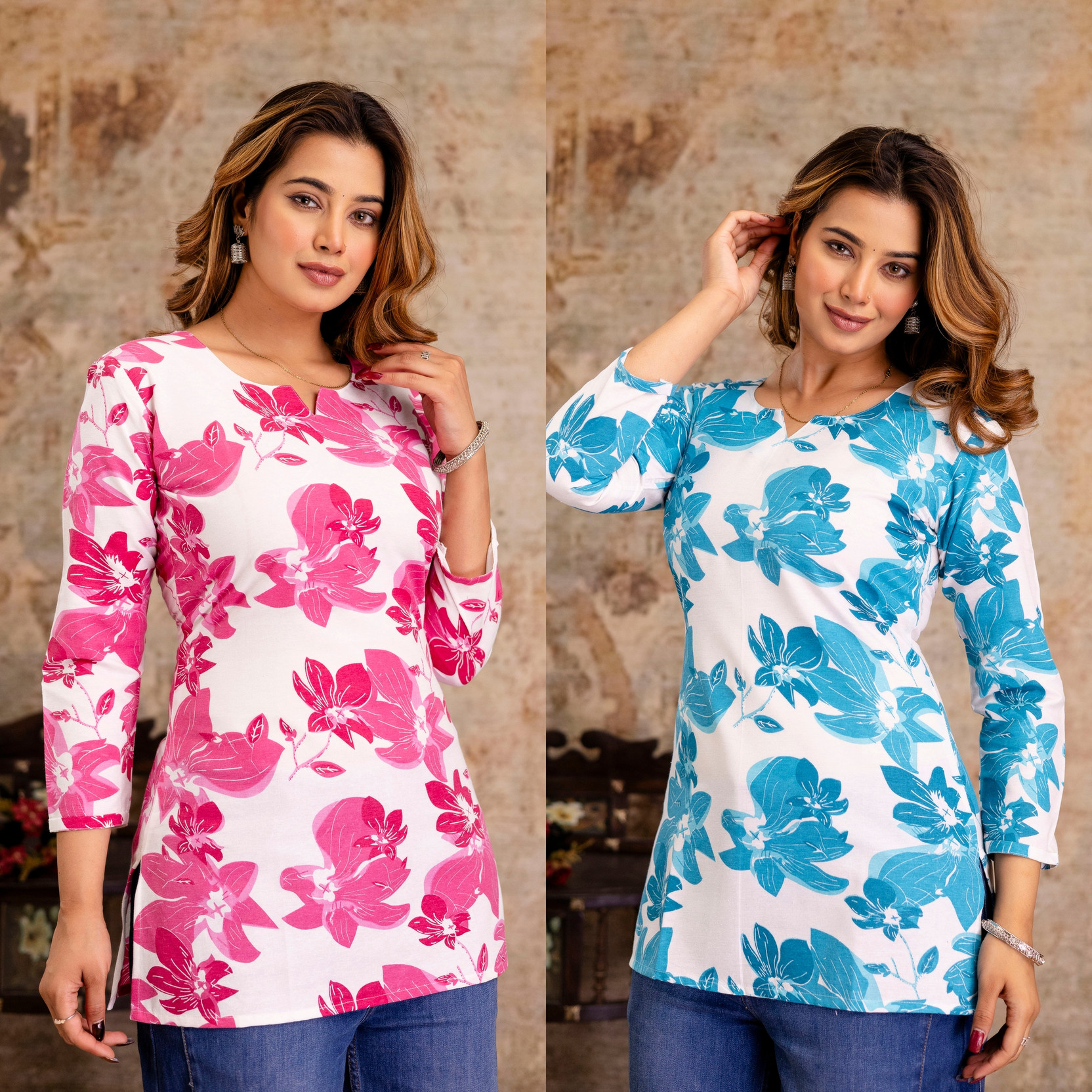 AuzaNoor Collection Women Printed Kurta