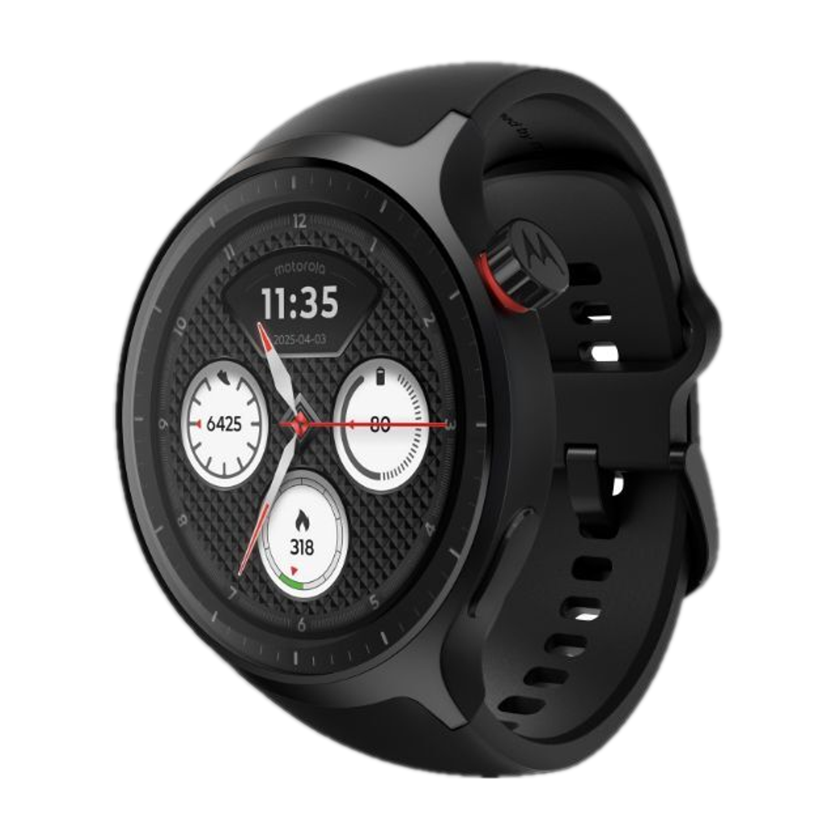 MOTOROLA Moto Watch 1.4" OLED, AOD, Dual band GPS, Powered by Polar, Android only Smartwatch Price in India - Buy MOTOROLA Moto Watch 1.4" OLED, AOD, Dual band 