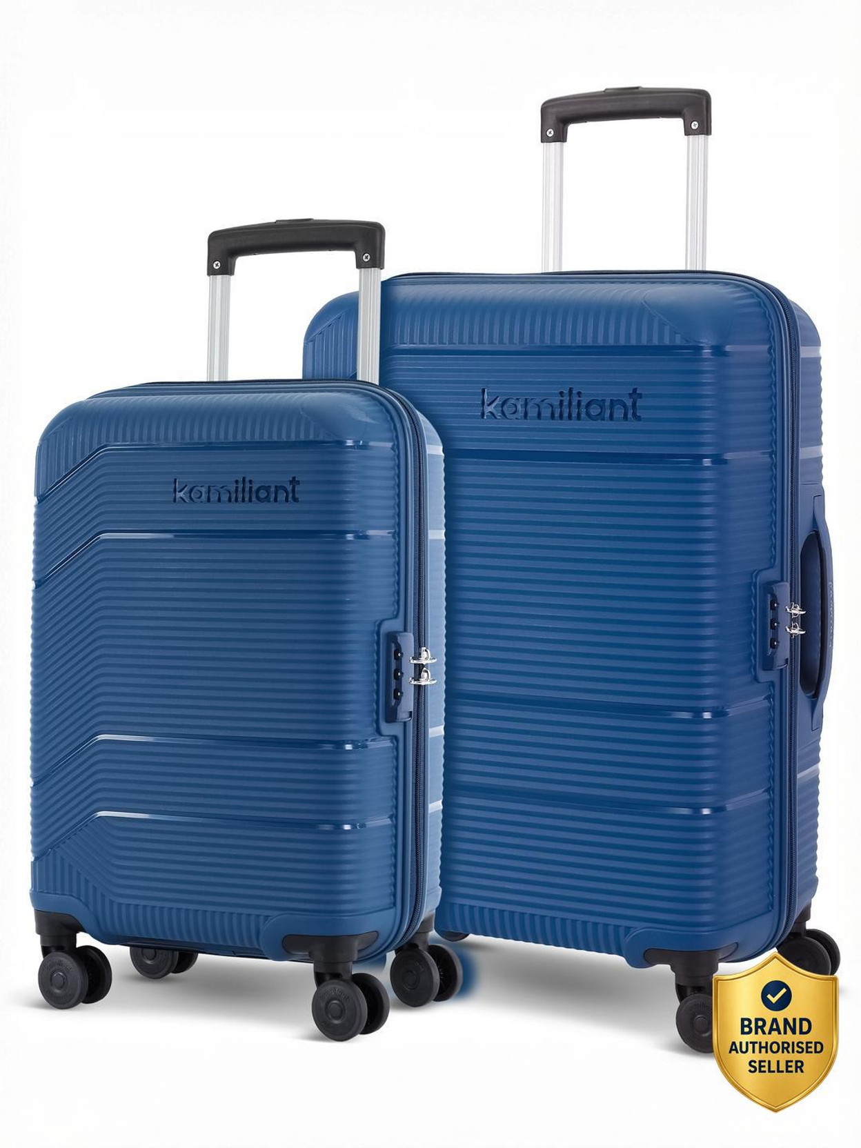 KAMILIANT by American Tourister ARMOR Check-in Suitcase 8 Wheels - 26 inches NAVY - Price in India | Flipkart.com