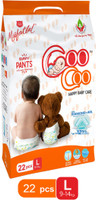 Coo Coo Baby Pullup Diaper Pants Pant Diapers - L (22 Pieces)