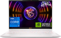 MSI Stealth 16 Studio Intel Core i7 13th Gen 13700H - (32 GB/1 TB SSD/Windows 11 Home/8 GB Graphics/NVIDIA GeForce RTX 4070/240 Hz) Stealth 16 Studio A13VG-030IN Gaming Laptop (16 Inch, Pure White, 1.99 Kg)