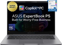 ASUS ExpertBook P5 Full Metal Copilot+ PC with 1 Yr ADP Intel Core Ultra 7 356H - (32 GB/1 TB SSD/Windows 11 Home) P5405CAA-NZ0099WS Laptop (14 inch, Misty Grey, 1.40 Kg, With MS Office)