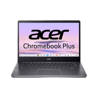 Acer Chromebook Plus Google AI Intel Core i3 N305 - (8 GB/256 GB SSD/Chrome OS) CB514-4H-39T7 Chromebook (14 Inch, Steel Gray, 1.43 Kg)