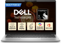 DELL 14 Snapdragon X Plus - (16 GB/512 GB SSD/Windows 11 Home) 5441 Thin and Light Laptop (14 Inch, Titan Gray, 1.53 Kg, With MS Office)