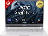 Acer Swift Neo Office 2024 + M365 Basic Intel Core Ultra 5 115U - (16 GB/1 TB SSD/Windows 11 Home) UN.35GSI.007 Thin and Light Laptop (14 Inch, Silver, 1.3 Kg, With MS Office)