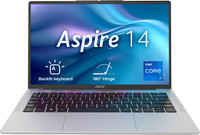 Acer Aspire 14 Office 2024 + M365 Basic Intel Core i7 13th Gen 13620H - (16 GB/512 GB SSD/Windows 11 Home) AS14H-53 Thin and Light Laptop (14 Inch, Pure Silver, 1.44 Kg, With MS Office)