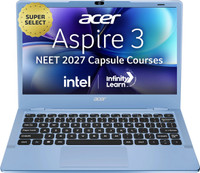Acer Aspire 3 with Infinity Learn Neet Capsule Course Intel Celeron Dual Core N4500 - (8 GB/128 GB SSD/Windows 11 Home) A311-45 Notebook (11.6 inch, Blue, 1.0 kg)
