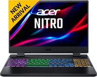 Acer Nitro 5 Intel Core i7 12th Gen 12650H - (16 GB/1 TB SSD/Windows 11 Home/8 GB Graphics/NVIDIA GeForce RTX 3070 Ti) AN515-58 Gaming Laptop (15.6 Inch, Obsidian Black, 2.6 Kg)