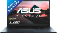 ASUS Vivobook Pro 15 For Creator, AMD Ryzen 5 Hexa Core 5600HS - (16 GB/1 TB SSD/Windows 11 Home/4 GB Graphics/NVIDIA GeForce RTX 3050) M6500QC-HN551WS Gaming Laptop (15.6 Inch, Quiet Blue, 1.80 Kg, With MS Office)
