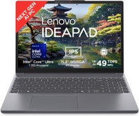 Lenovo IdeaPad Slim 3 (Gen 11) Next-gen AI PC Intel Core Ultra 7 Series 3 355 - (16 GB/512 GB SSD/Windows 11 Home) IdeaPad Slim 3 15IPH11 Thin and Light Laptop (15.3 inch, Luna Grey, With MS Office)