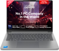Lenovo IdeaPad Slim 5 OLED Display Intel Core Ultra 9 185H - (16 GB/512 GB SSD/Windows 11 Home) IdeaPad Slim 5 14IMH10 Laptop (14 inch, Luna Grey, 1.39 kg, With MS Office)