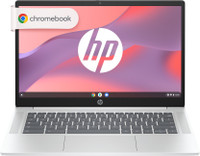HP Intel Core N N100 - (4 GB/64 GB EMMC Storage/Chrome OS) 14a-nf0014TU Chromebook (14 Inch, Glacier Silver, 1.45 Kg)