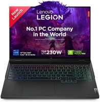 Lenovo Lenvo Legion Pro 7 Intel Core i9 14th Gen 14900HX - (32 GB/1 TB SSD/Windows 11 Home/16 GB Graphics/NVIDIA GeForce RTX 4090) 16IRX9H Gaming Laptop (16 Inch, Eclipse Black, 2.62 kg, With MS Office)