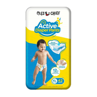Miss & Chief Active Pant Diapers - XL (42 Pieces)