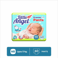 Little Angel Premier Baby Diaper Pants Pant Diapers - New Born (60 Pieces)