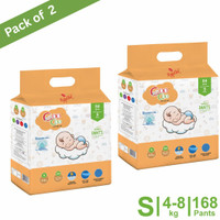 Coo Coo Baby Pullup Diaper Pants Pant Diapers - S (168 Pieces)