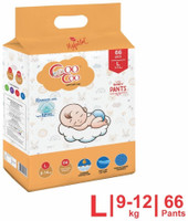 Coo Coo Baby Pullup Diaper Pants Pant Diapers - L (66 Pieces)
