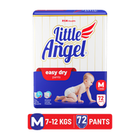 Little Angel Easy Dry Pant Diapers - M (72 Pieces)