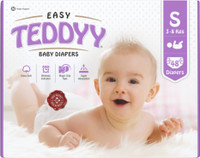TEDDYY EASY Baby Tape Diapers Tape Diapers - S (48 Pieces)
