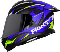 Steelbird SBH-57 Fighter F7 ISI/DOT Certified Full Face Graphic Helmet for Men and Women Motorbike Helmet