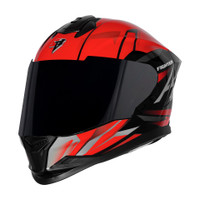 Steelbird SBH-57 Fighter F4 ISI and DOT Certified Full Face Helmet for Men and Women Motorbike Helmet