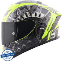 Steelbird Terminator 2.0 Aerodynamic Full Face Helmet Motorbike Helmet