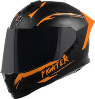 Steelbird SBH-57 Fighter F2 ISI and DOT Certified Full Face Helmet for Men and Women Motorbike Helmet