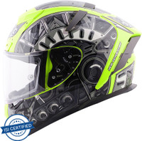 Steelbird SA-2 Terminator 2.0 Aerodynamic Full Face Helmet Motorbike Helmet