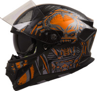 Steelbird SBH-25 Predator ISI Certified Full Face Graphic Helmet for Men and Women Motorbike Helmet