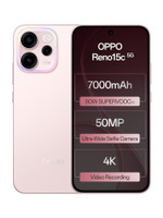 OPPO Reno15c 5G (Afterglow Pink, 256 GB) (8 GB RAM)