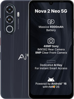 Ai+ Nova 2 Neo 5G (Black, 128 GB) (4 GB RAM)