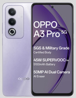 OPPO A3 Pro 5G (Moonlight Purple, 128 GB)