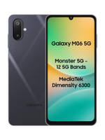 Samsung M06 5G (Blazing Black, 128 GB) (6 GB RAM)
