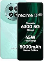 realme 13 5G Up to 18GB Dynamic RAM | AI Dual Camera | Dimensity 6300 Processor (Speed Green, 256 GB) (8 GB RAM)