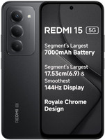 REDMI 15 5G (Midnight Black, 256 GB) (8 GB RAM)