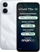 vivo T5x 5G (Satin Silver, 128 GB) (8 GB RAM)