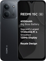 REDMI 15C 5G (Midnight Black, 128 GB) (8 GB RAM)